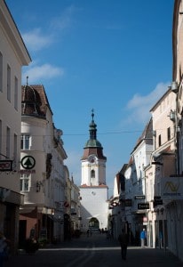 Blick in die Kremser Altstadt